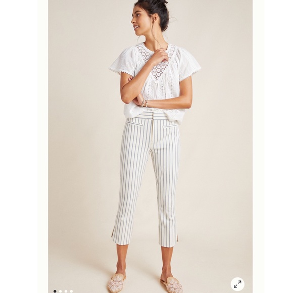 Anthropologie Sz 8 - Essential Capri Trousers